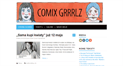 Desktop Screenshot of comixgrrrlz.pl